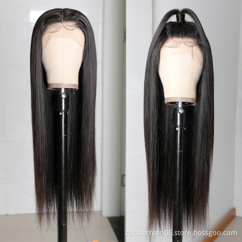Remy Cuticle Aligned Wigs, Pre-Plucked Lace Front Wigs , 100% Brazilian Virgin Human Hair Wigs For Women